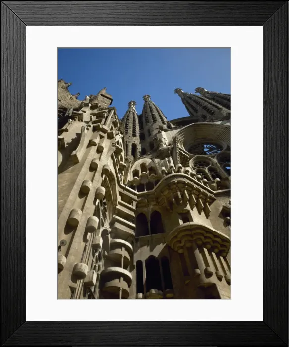 Framed Print : Spain. Basilica and Expiatory Church of the Holy Family by A Framed Print : Spain. Basilica and Expiatory Church of the Holy Family by A