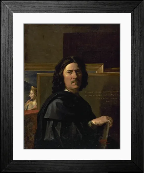 Framed Print : Nicolas Poussin (1594-1665). Painter of the classical French Framed Print : Nicolas Poussin (1594-1665). Painter of the classical French