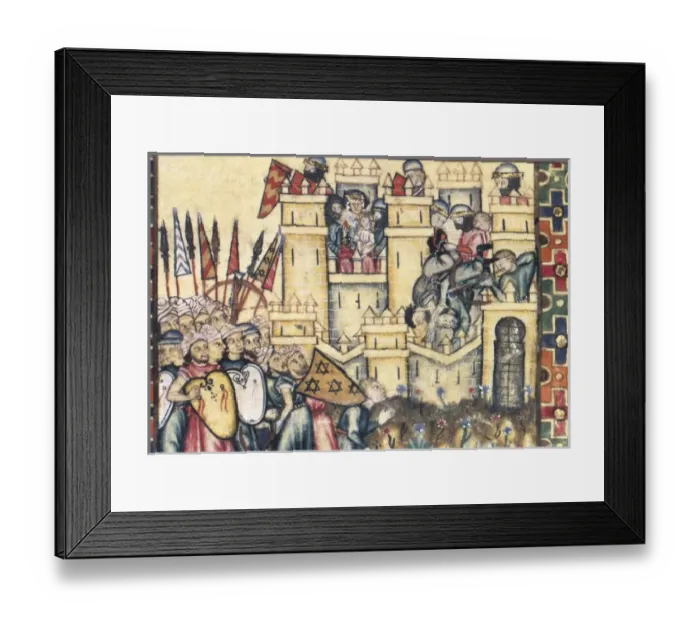Framed Print : Canticles of Holy Mary. Reign of Alfonso X. 13th century. Mi Framed Print : Canticles of Holy Mary. Reign of Alfonso X. 13th century. Mi