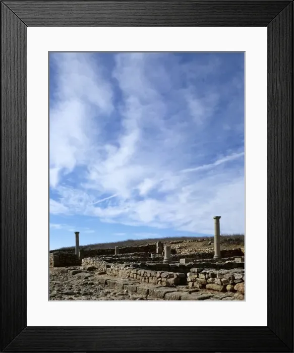 Framed Print : Numancia. Ancient Celtiberian settlement. Famous in the Celt Framed Print : Numancia. Ancient Celtiberian settlement. Famous in the Celt