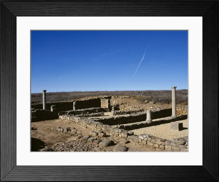 Framed Print : Numancia. Ancient Celtiberian settlement. Famous in the Celt Framed Print : Numancia. Ancient Celtiberian settlement. Famous in the Celt