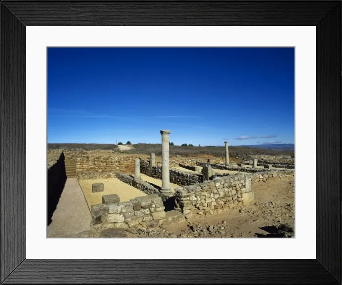 Framed Print : Numancia. Ancient Celtiberian settlement. Famous in the Celt Framed Print : Numancia. Ancient Celtiberian settlement. Famous in the Celt