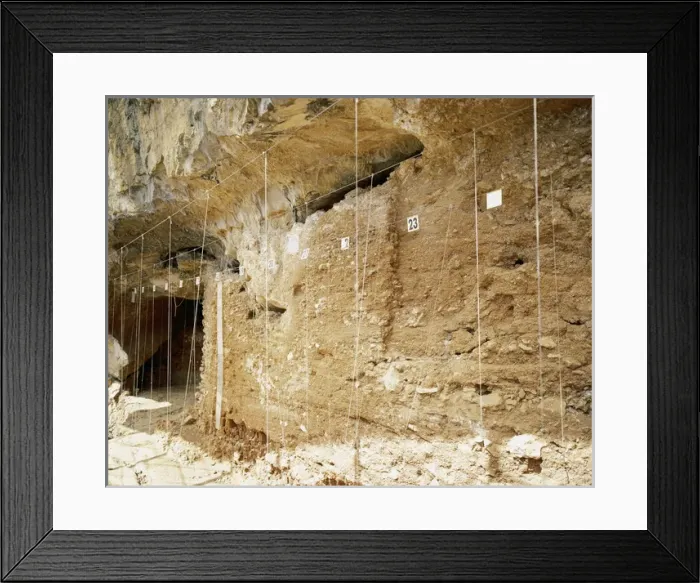 Framed Print : Archaeological Site of Atapuerca. Trinchera del Ferrocarril Framed Print : Archaeological Site of Atapuerca. Trinchera del Ferrocarril