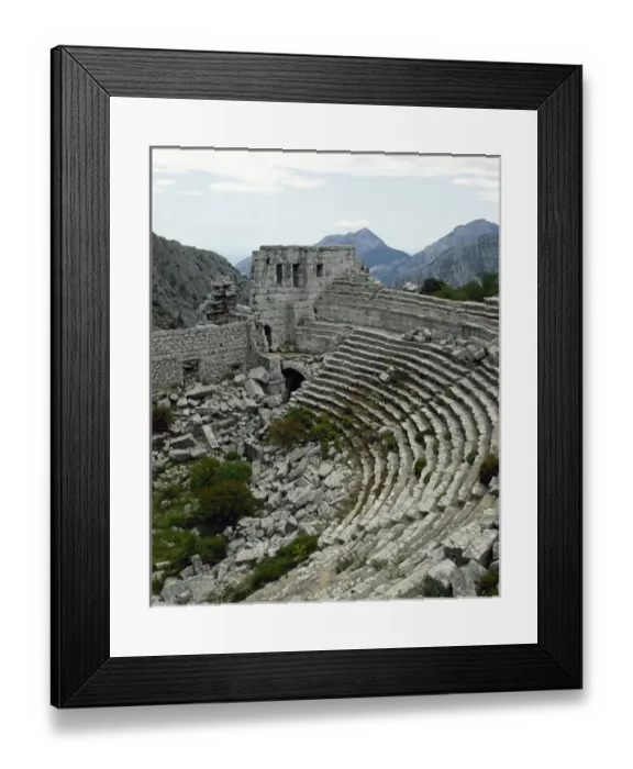 Framed Print : Turkey. Asia Minor. Termessos. Greco-Roman city. Roman Theat Framed Print : Turkey. Asia Minor. Termessos. Greco-Roman city. Roman Theat