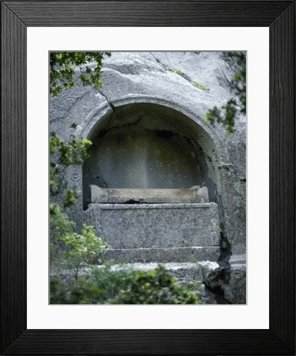 Framed Print : Turkey. Asia Minor. Termessos. Necropolis. Sarcophagus Framed Print : Turkey. Asia Minor. Termessos. Necropolis. Sarcophagus