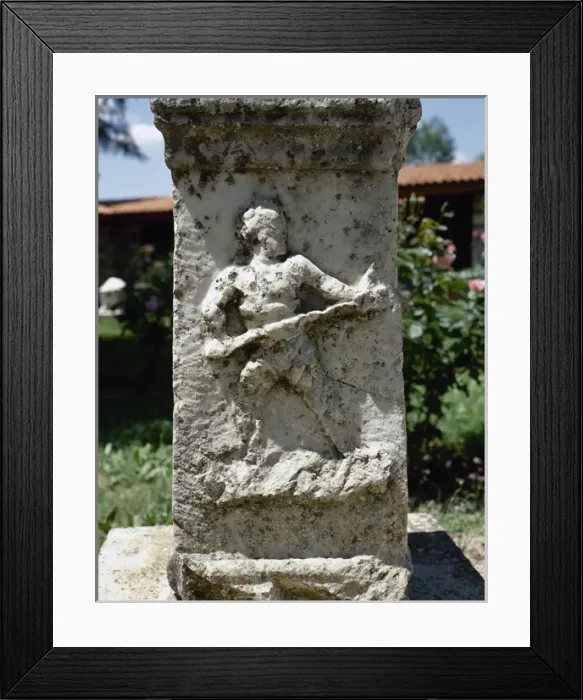Framed Print : Roman art. Turkey. Aphrodisias. Ancient Greek city. Gladiato Framed Print : Roman art. Turkey. Aphrodisias. Ancient Greek city. Gladiato