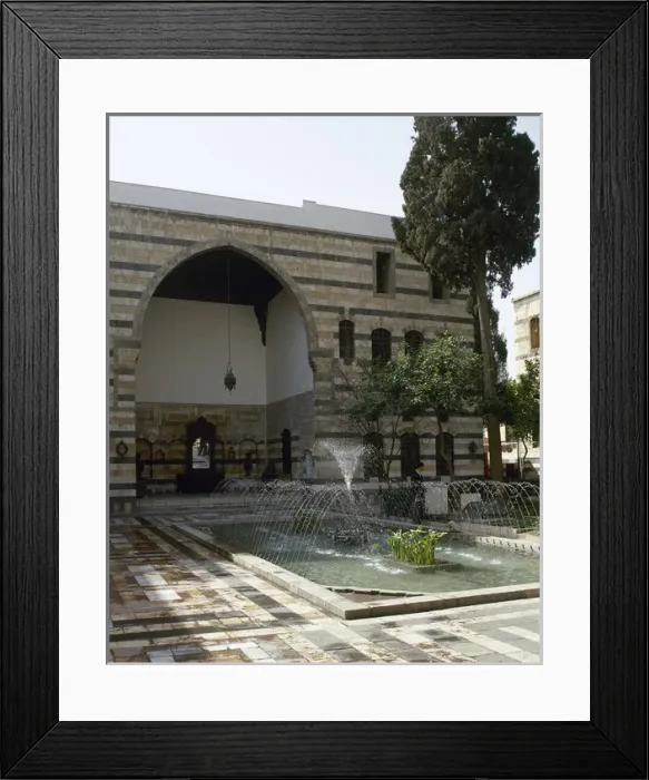 Framed Print : Syria. Damascus. Al Azem Palace or Beit al-Azem. 1749-1752 Framed Print : Syria. Damascus. Al Azem Palace or Beit al-Azem. 1749-1752