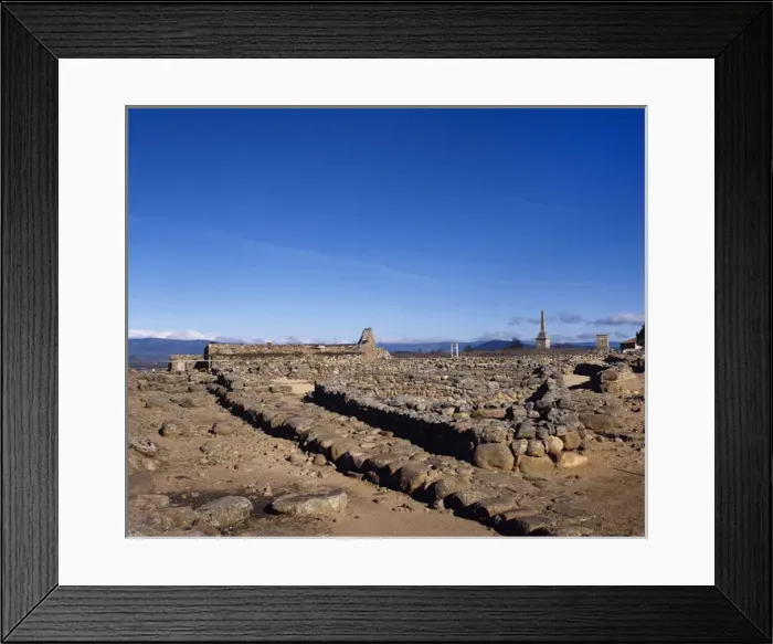 Framed Print : Numancia. Roman ruins. Near Soria. Spain Framed Print : Numancia. Roman ruins. Near Soria. Spain
