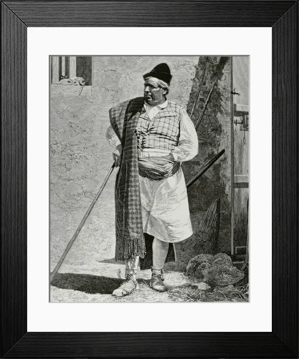 Framed Print : Spain. Murcia. Farmer. Orchard of Murcia (Huerta) Framed Print : Spain. Murcia. Farmer. Orchard of Murcia (Huerta)