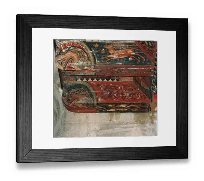Framed Print : Spain. Aragon. La Puebla de Castro. Mudejar aljarfe (14th. C Framed Print : Spain. Aragon. La Puebla de Castro. Mudejar aljarfe (14th. C