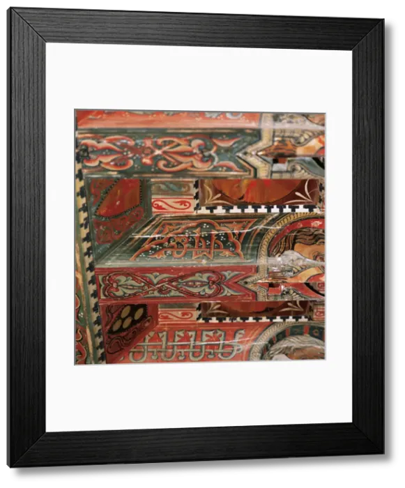 Framed Print : Spain. Aragon. La Puebla de Castro. Mudejar aljarfe (14th. C Framed Print : Spain. Aragon. La Puebla de Castro. Mudejar aljarfe (14th. C