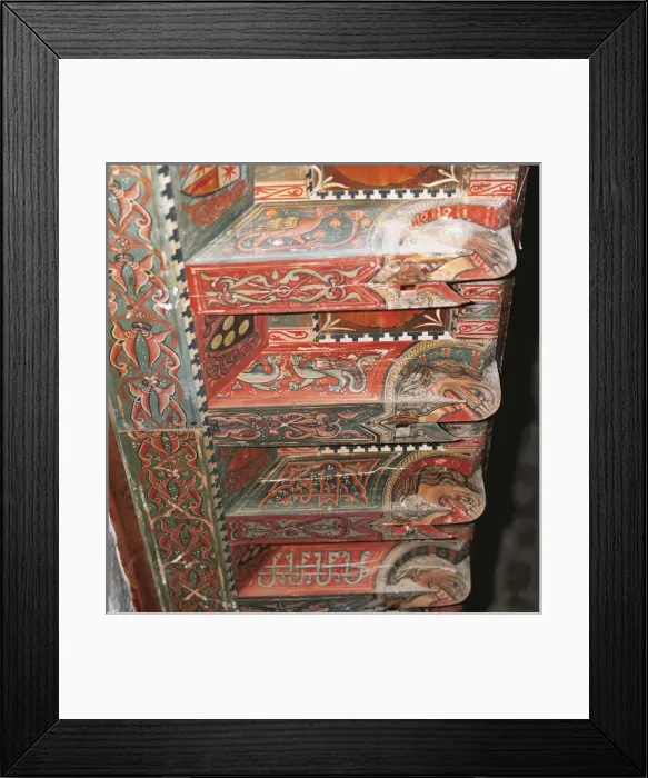 Framed Print : Spain. Aragon. La Puebla de Castro. Mudejar aljarfe (14th. C Framed Print : Spain. Aragon. La Puebla de Castro. Mudejar aljarfe (14th. C