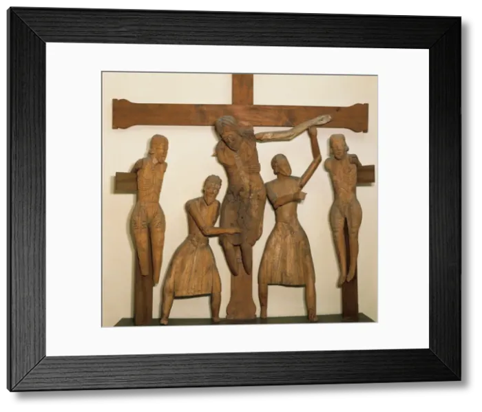 Framed Print : The descent of Erill la Vall. Romanesque sculpture group. 12 Framed Print : The descent of Erill la Vall. Romanesque sculpture group. 12
