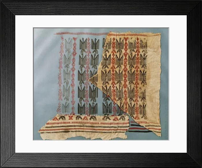 Framed Print : Hispano-Arabic. Piece of tissue with eagles. 12th-13th c. Li Framed Print : Hispano-Arabic. Piece of tissue with eagles. 12th-13th c. Li