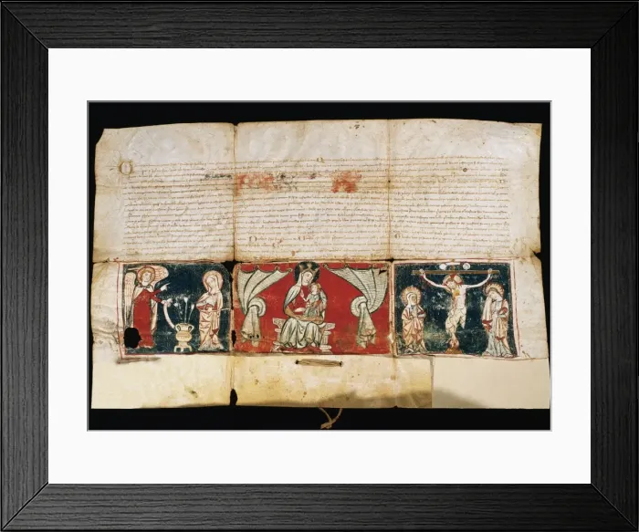 Framed Print : Concession indulgences of the Virgin from La Rodona in Vic Framed Print : Concession indulgences of the Virgin from La Rodona in Vic