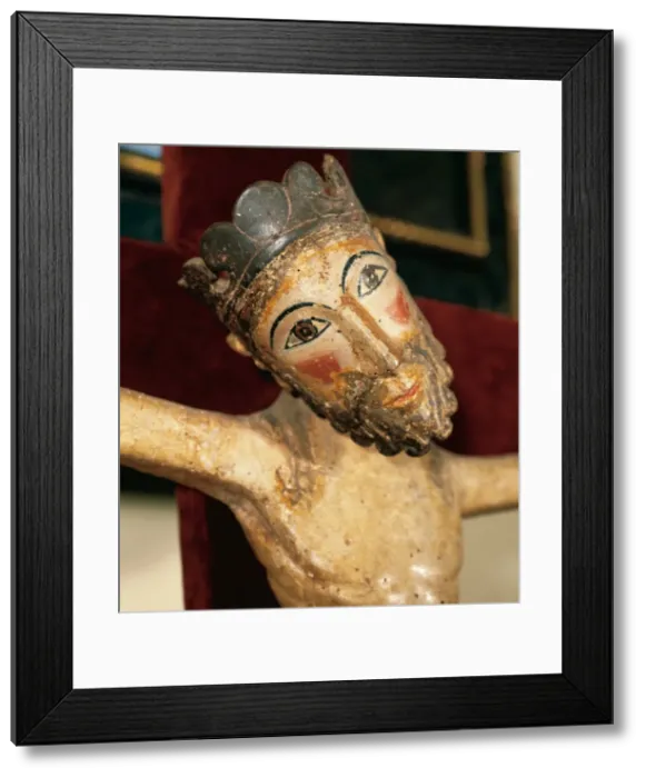 Framed Print : Christ. Second half of the 3th century. From Solsona Framed Print : Christ. Second half of the 3th century. From Solsona