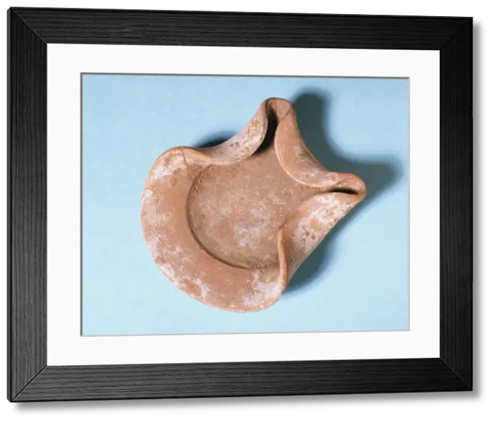 Framed Print : Crucible. Punic art. Terracotta. From Ibiza, Balearic Island Framed Print : Crucible. Punic art. Terracotta. From Ibiza, Balearic Island