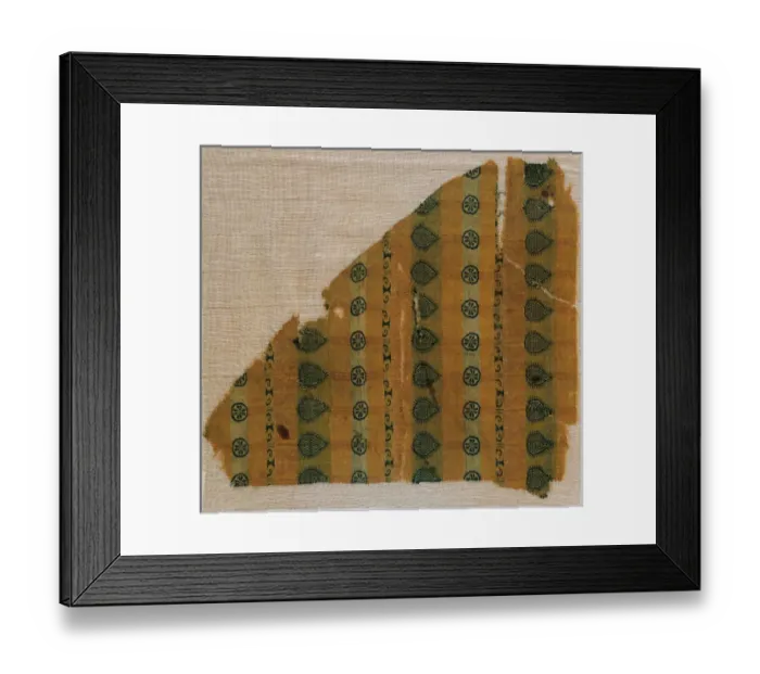 Framed Print : Islamic period. Spain. Fragment layer. Silk fabric. 11th C Framed Print : Islamic period. Spain. Fragment layer. Silk fabric. 11th C