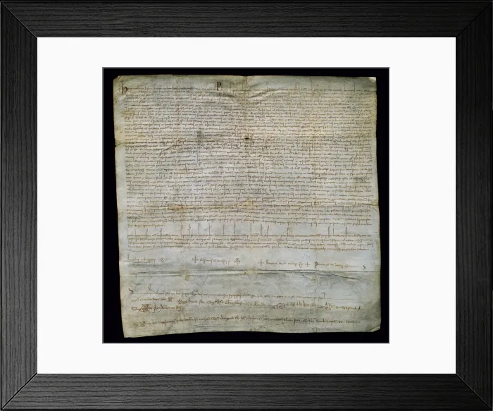 Framed Print : Act of consecration of the Cathedral of Barcelona. Parchment Framed Print : Act of consecration of the Cathedral of Barcelona. Parchment