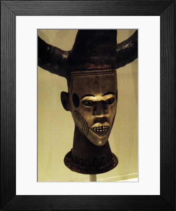 Framed Print : Africa. Nigeria. Ekoi mask. 19th century. British Museum. Lo Framed Print : Africa. Nigeria. Ekoi mask. 19th century. British Museum. Lo