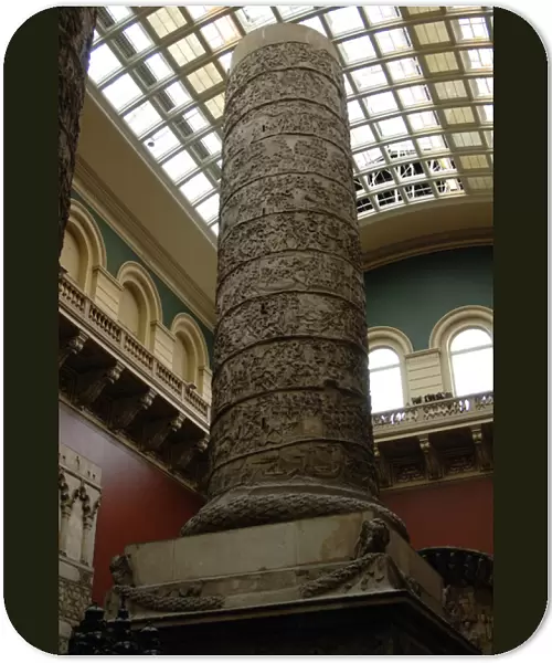 Plaster cast of Trajans column. Replica of 1864. Victoria a