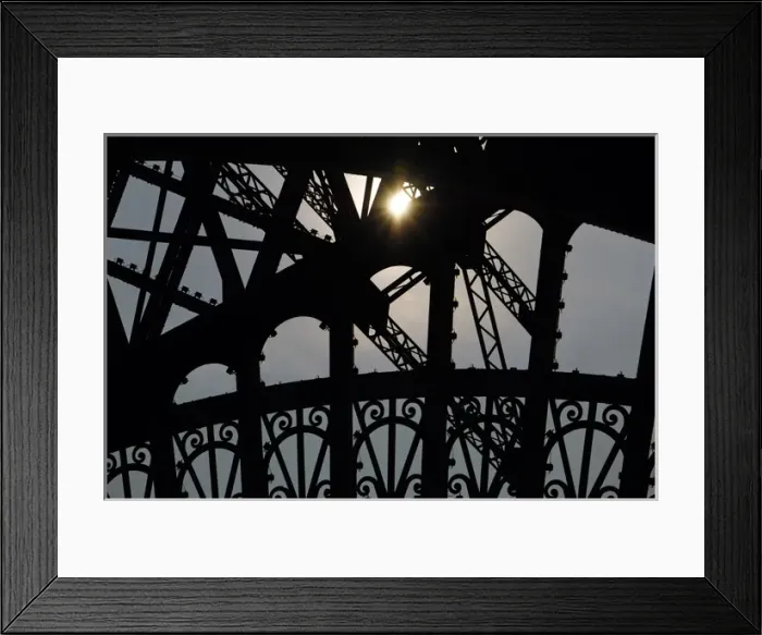 Framed Print : France. Paris. Eiffel Tower by Gustave Eiffel (1832-1923). I Framed Print : France. Paris. Eiffel Tower by Gustave Eiffel (1832-1923). I