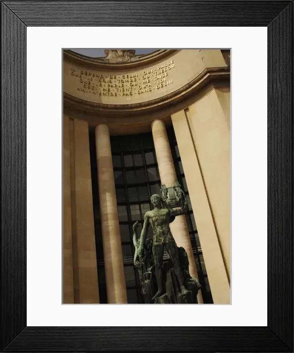 Framed Print : France. Paris. Museum of Man. Anthropology museu. Chaillot p Framed Print : France. Paris. Museum of Man. Anthropology museu. Chaillot p
