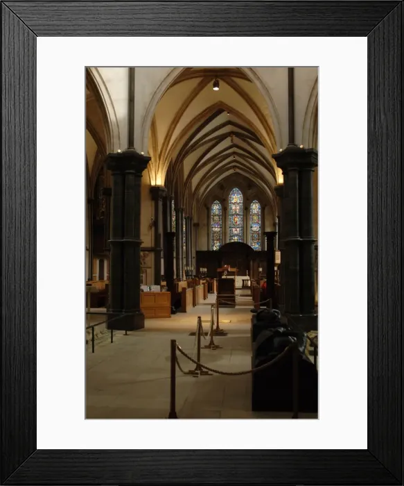 Framed Print : England. London. Temple Church. 12th C. Inside. United Kingd Framed Print : England. London. Temple Church. 12th C. Inside. United Kingd