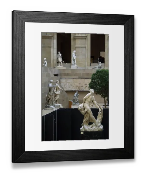 Framed Print : Louvre Museum. French sculpture. Paris. France Framed Print : Louvre Museum. French sculpture. Paris. France