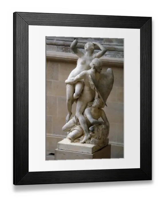 Framed Print : Louvre Museum. French sculpture. Paris. France Framed Print : Louvre Museum. French sculpture. Paris. France