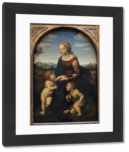 Raphael (1483-1520). La belle jardiniere or Madonna and Chil
