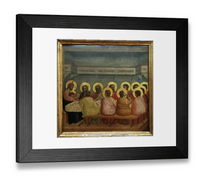 Framed Print : Giotto (1267-1337). Italian painter. Gothic. Last Supper, 13 Framed Print : Giotto (1267-1337). Italian painter. Gothic. Last Supper, 13