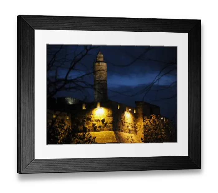 Framed Print : Israel. Jerusalem. Walls of the Old city and Tower of David Framed Print : Israel. Jerusalem. Walls of the Old city and Tower of David