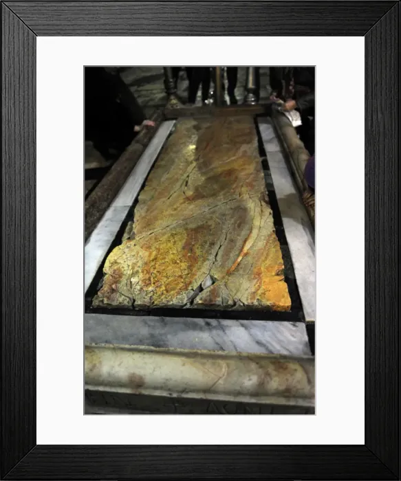 Framed Print : Israel. Jerusalem. Church of the Holy Sepulchre. Stone of Am Framed Print : Israel. Jerusalem. Church of the Holy Sepulchre. Stone of Am