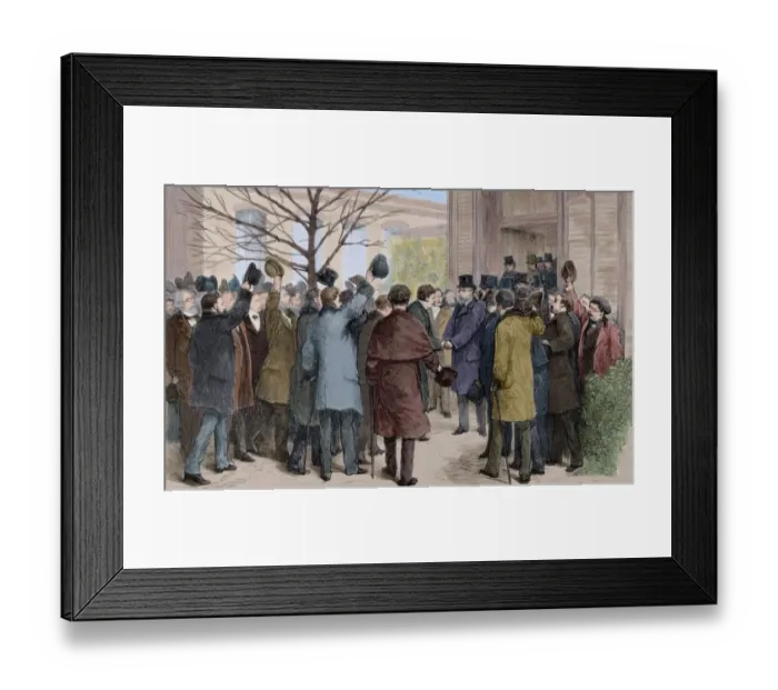Framed Print : Berlin, Ovation of German and foreign doctors to dr. Koch (1 Framed Print : Berlin, Ovation of German and foreign doctors to dr. Koch (1