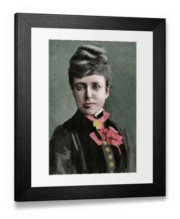 Framed Print : Maria Christina of Austria (1858-1929). Queen of Spain. Seco Framed Print : Maria Christina of Austria (1858-1929). Queen of Spain. Seco