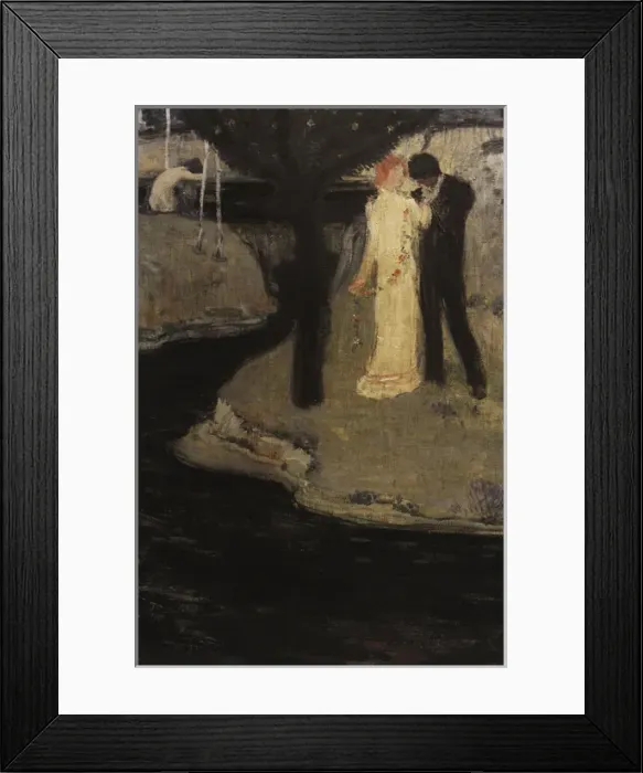 Framed Print : Jan Preisler (1872-1918). Czech painter. Lovers, 1904. Natio Framed Print : Jan Preisler (1872-1918). Czech painter. Lovers, 1904. Natio