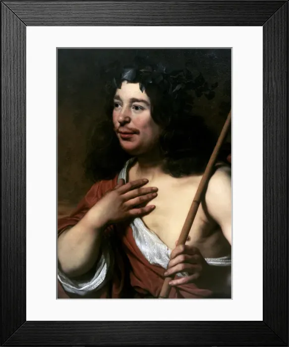 Framed Print : Bartholomeus van der Helst (1613-1670). Self-portrait as Dai Framed Print : Bartholomeus van der Helst (1613-1670). Self-portrait as Dai