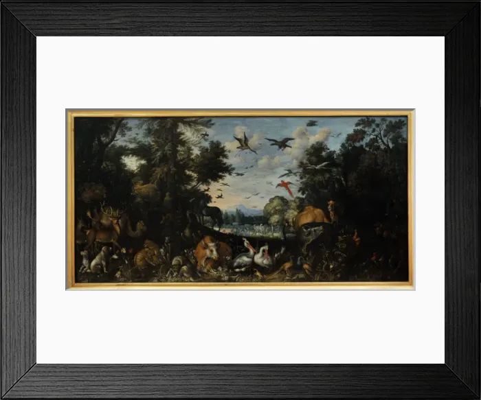 Framed Print : The Garden of Eden, 1618, by Roelandt Savery (1576-1639) Framed Print : The Garden of Eden, 1618, by Roelandt Savery (1576-1639)