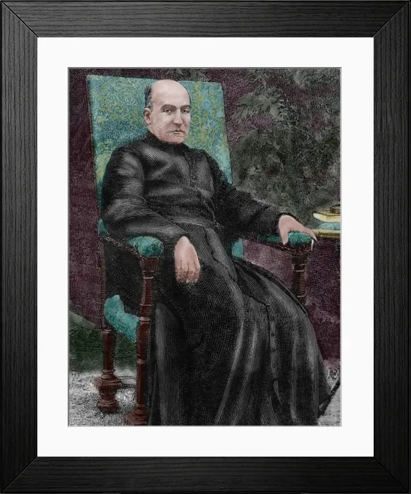 Framed Print : Luis Coloma (1851-1914). Spanish writer. Engraving, 19th cen Framed Print : Luis Coloma (1851-1914). Spanish writer. Engraving, 19th cen