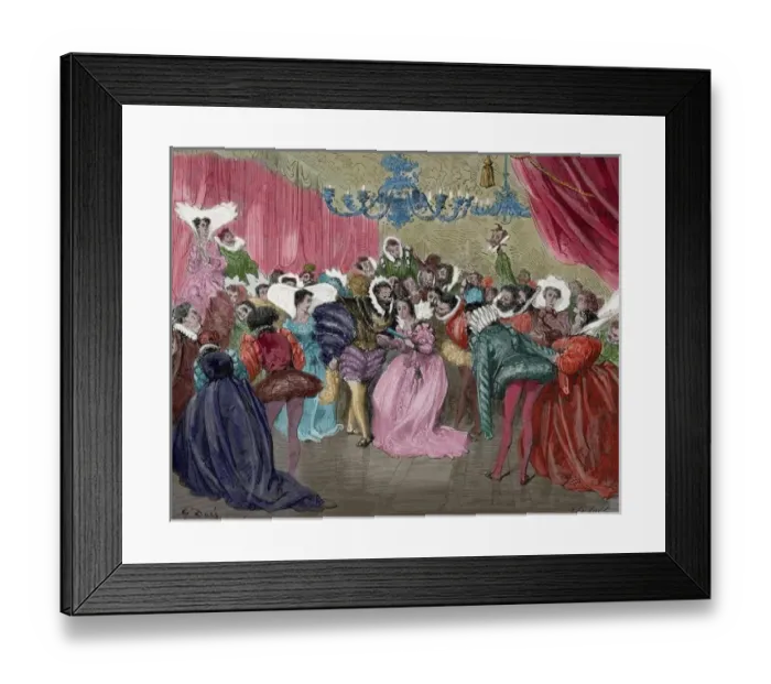Framed Print : Charles Perrault (1628-1703). French writer. Cindirella. Eng Framed Print : Charles Perrault (1628-1703). French writer. Cindirella. Eng