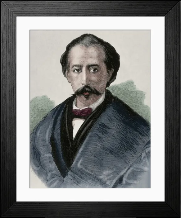 Framed Print : Nicolas Diaz de Benjumea (1820-1884). Spanish writer. Portra Framed Print : Nicolas Diaz de Benjumea (1820-1884). Spanish writer. Portra