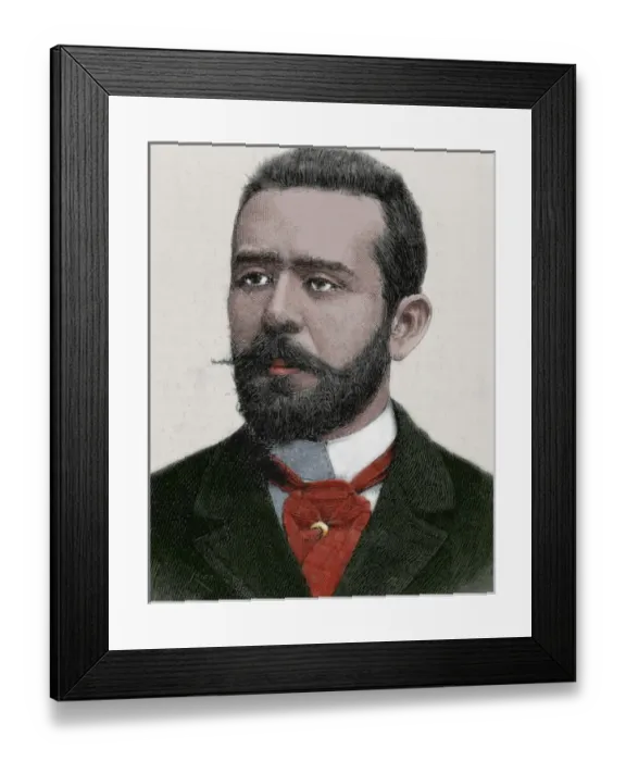 Framed Print : Narciso Diaz de Escovar (1860-1935). Spanish poet and writer Framed Print : Narciso Diaz de Escovar (1860-1935). Spanish poet and writer