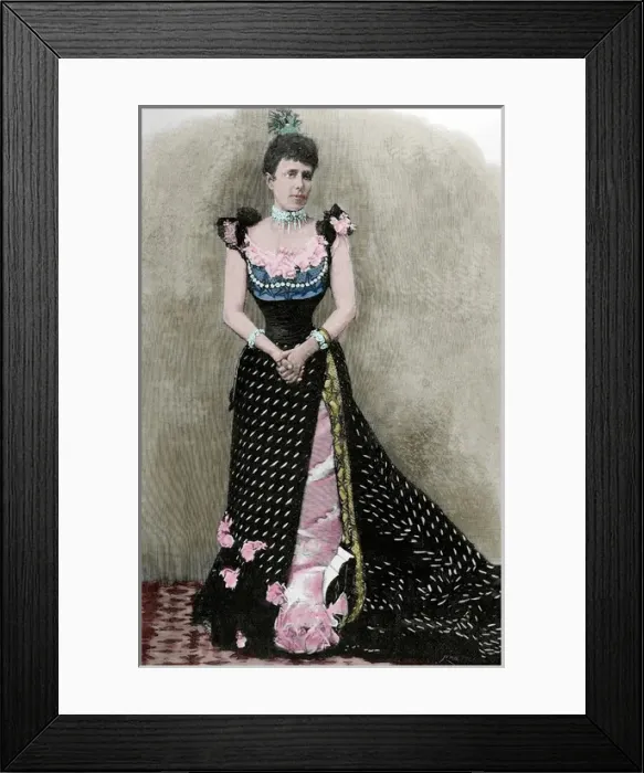 Framed Print : Maria Christina of Austria (1858-1929). Queen of Spain. Seco Framed Print : Maria Christina of Austria (1858-1929). Queen of Spain. Seco
