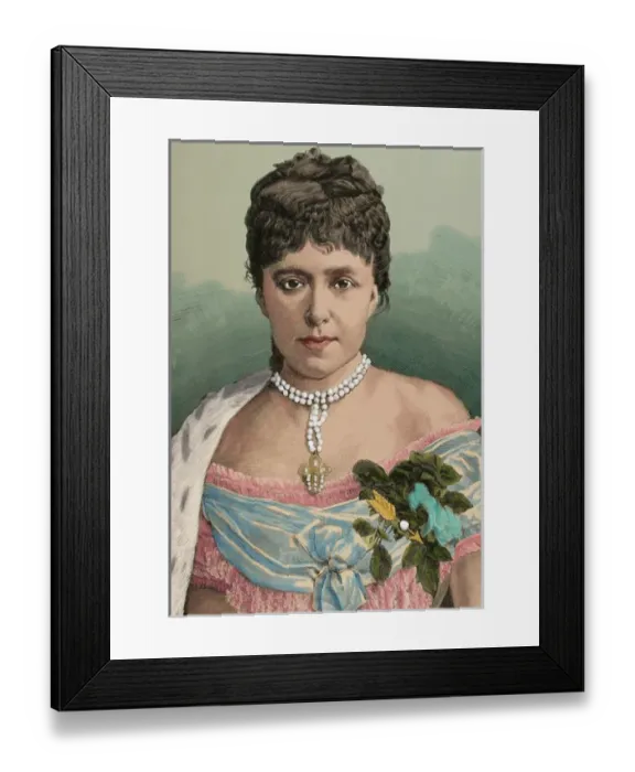 Framed Print : Maria Christina of Austria (1858-1929). Queen of Spain. Seco Framed Print : Maria Christina of Austria (1858-1929). Queen of Spain. Seco