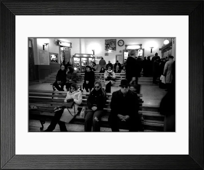 Framed Print : People in Naples station. Italy Framed Print : People in Naples station. Italy