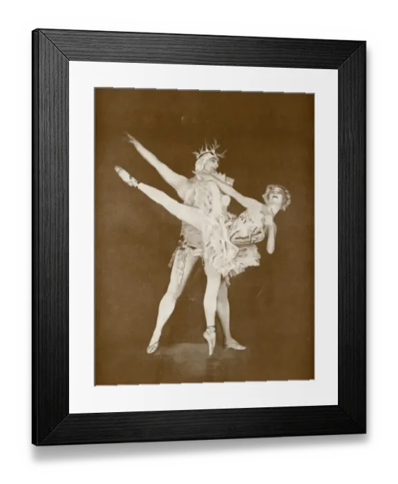 Framed Print : Anna Pavlova and Laurent Novikoff Framed Print : Anna Pavlova and Laurent Novikoff