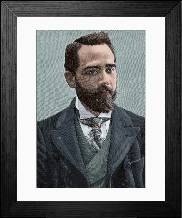 Framed Print : Aniceto Marinas Garcia (1866-1953). Spanish sculptor. Portra Framed Print : Aniceto Marinas Garcia (1866-1953). Spanish sculptor. Portra