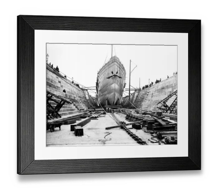 Framed Print : Harland & Wolff Collection - National Museums NI Framed Print : Harland & Wolff Collection - National Museums NI