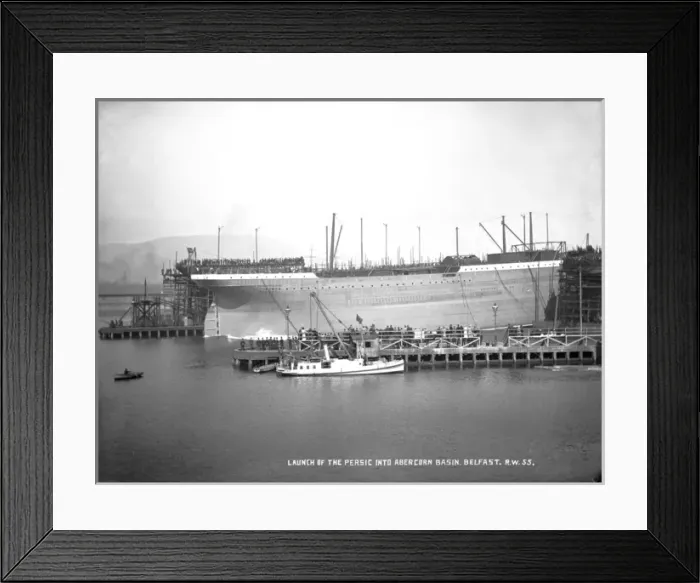 Framed Print : Harland & Wolff Collection - National Museums NI Framed Print : Harland & Wolff Collection - National Museums NI